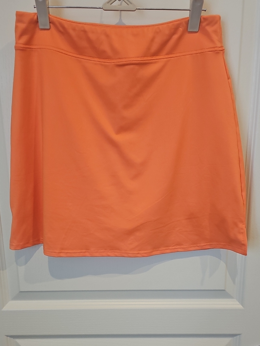 Women's Orange 17-inch Golf Skort
